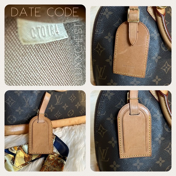 💎Lovely Set💎 Louis Vuitton Alma PM monogram & Luggage Tag - Picture 9 of 15